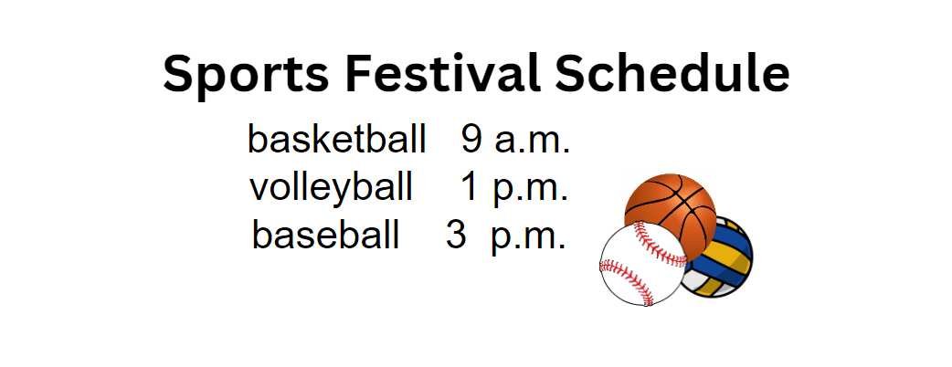 Sports Festival Schedule